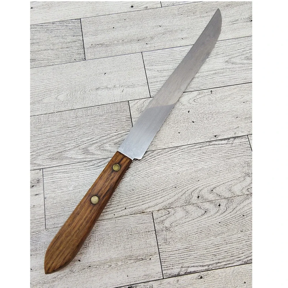 Vintage Cerny Parts Nebraska Advert Promo Utility Knife Saw Blade‎ Wood Handle